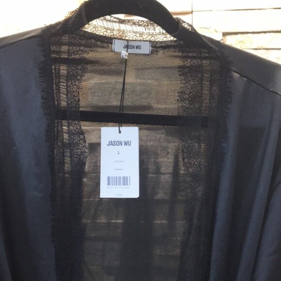 Jason Wu Stretch Satin Short Robe - Picture 5 of 8